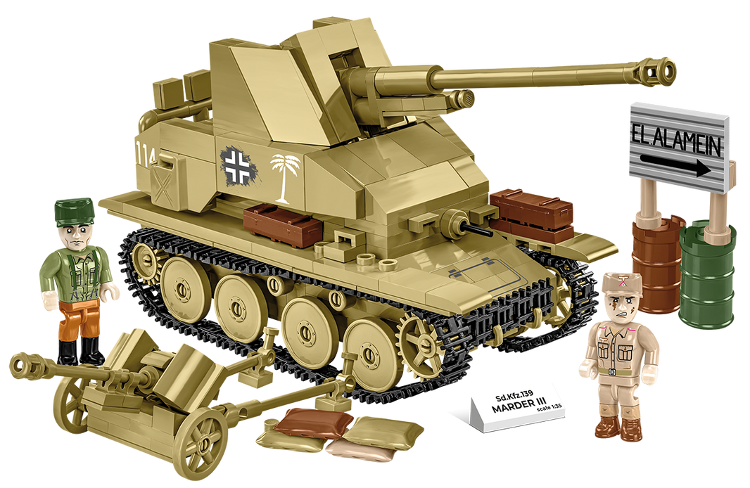 COBI Sd.Kfz.139 Marder III Tank 3131