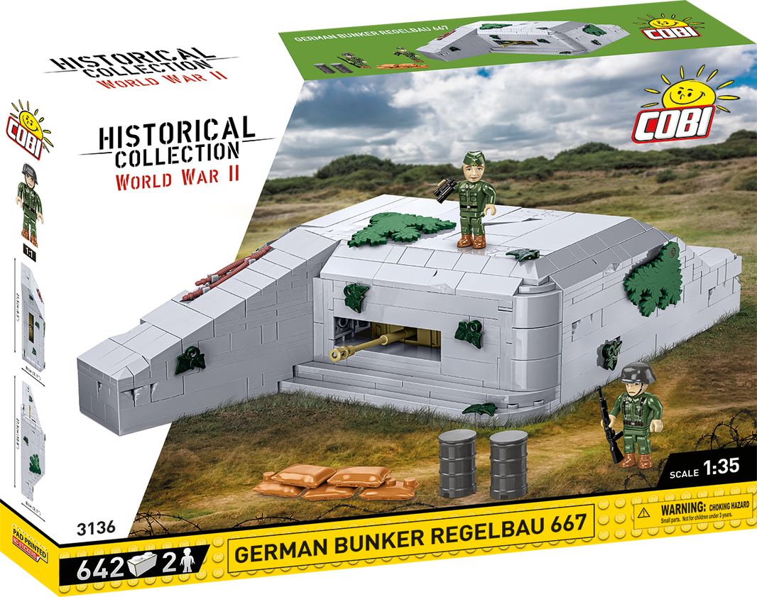 COBI German Bunker Regelbau 667 3136