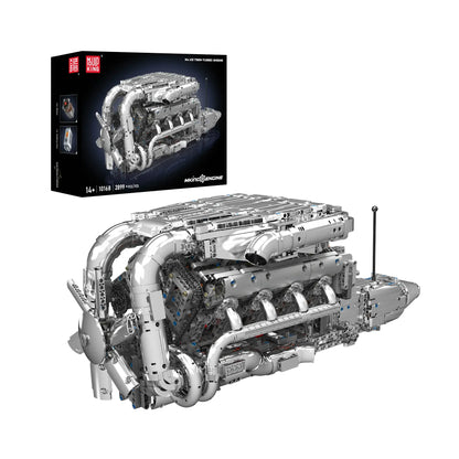 Mould King V8 Twin-Turbo Engine 10168