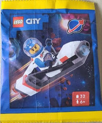 LEGO® City Astronaut with Spaceship paper bag polybag 952504