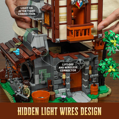 LUMIBRICKS - FUNWHOLE Medieval Forge House F9040