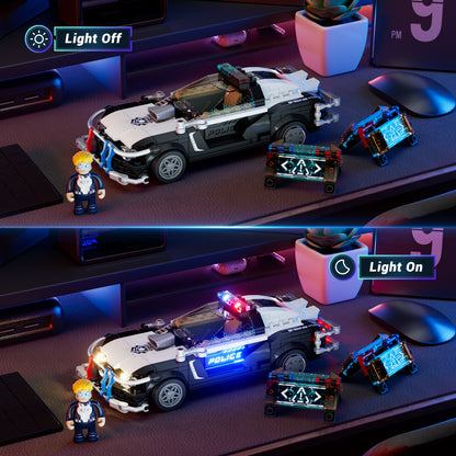 LUMIBRICKS - FUNWHOLE Cyberpunk Police Patrol Car F9043