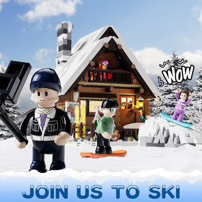 LUMIBRICKS - FUNWHOLE Ski Lodge F9041