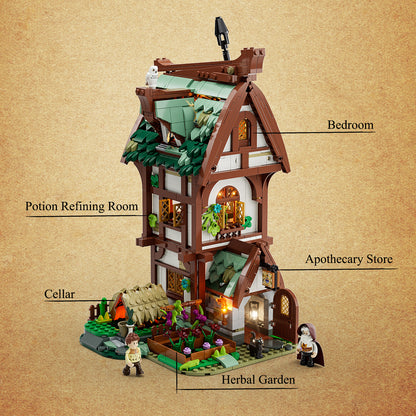 LUMIBRICKS - FUNWHOLE Medieval Apothecary Shop F9024