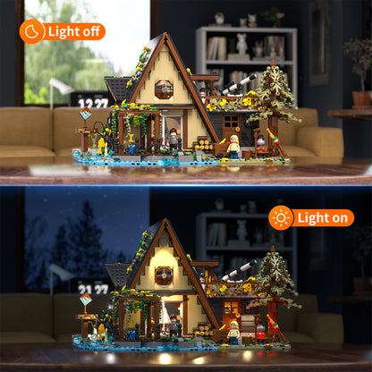 LUMIBRICKS - FUNWHOLE A-Frame Cabin F9013