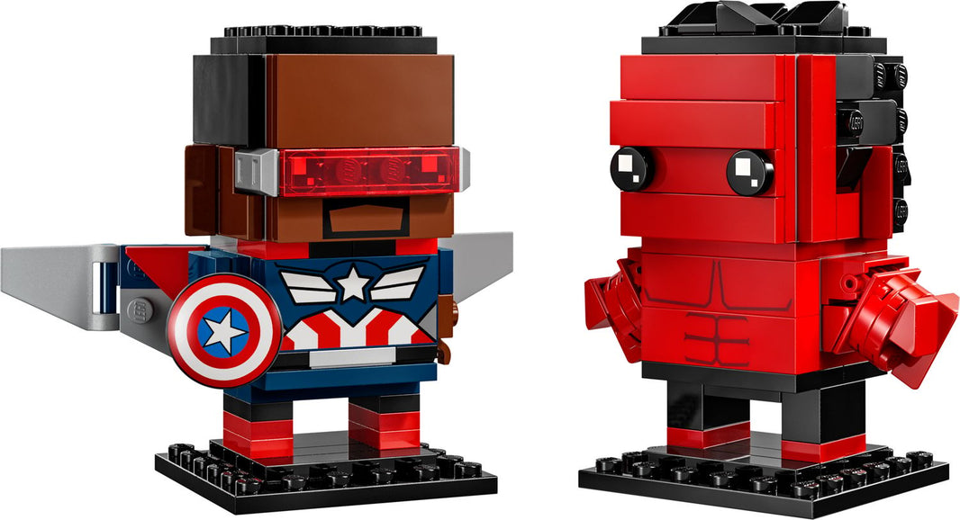 LEGO® BrickHeadz Marvel Captain America & Red Hulk 40668