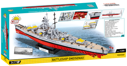 COBI Battleship Gneisenau 4835