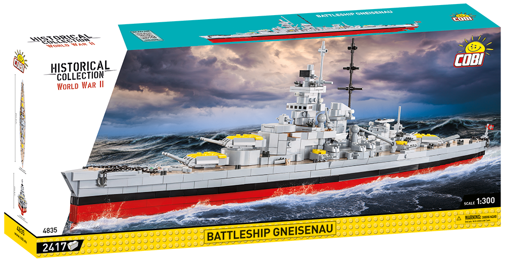 COBI Battleship Gneisenau 4835