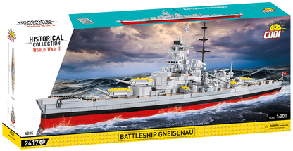 COBI Battleship Gneisenau 4835