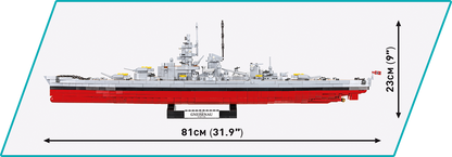 COBI Battleship Gneisenau 4835