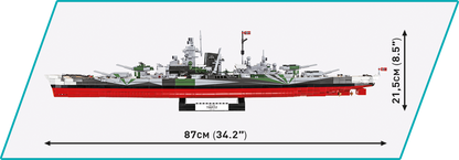COBI Battleship Tirpitz 4839