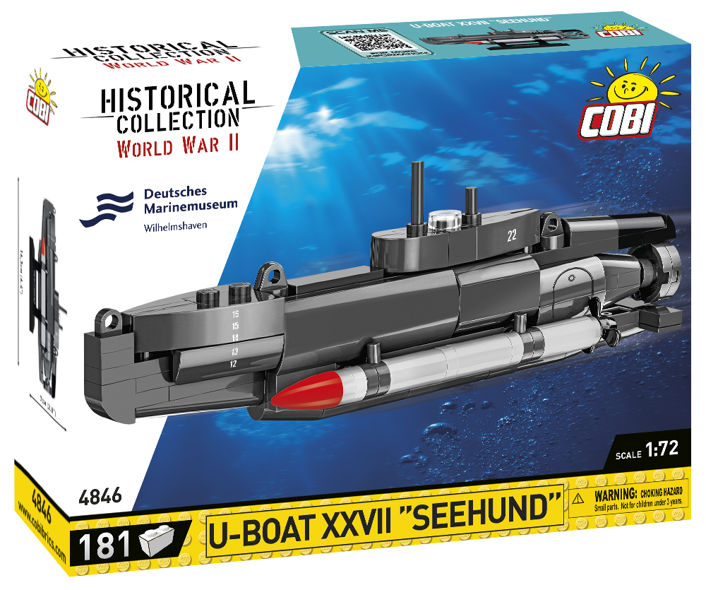 COBI U-Boat XXVII "Sea Hound" Submarine 4846