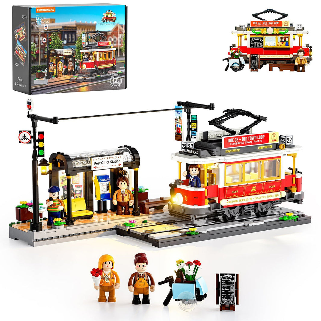 LUMIBRICKS - FUNWHOLE Heritage Tram and Station L9084