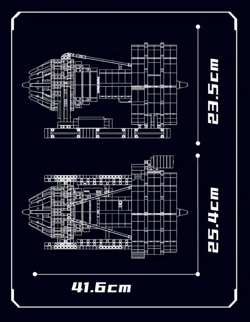 Mould King Aircraft Engine 10141