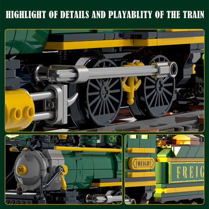 LUMIBRICKS - FUNWHOLE Western Freight Train F9036