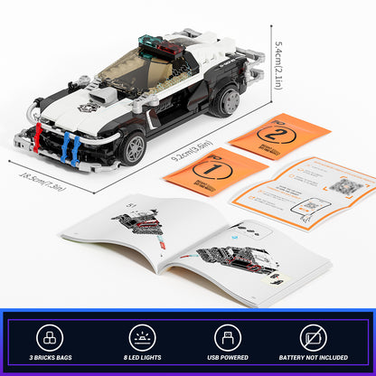 LUMIBRICKS - FUNWHOLE Cyberpunk Police Patrol Car F9043