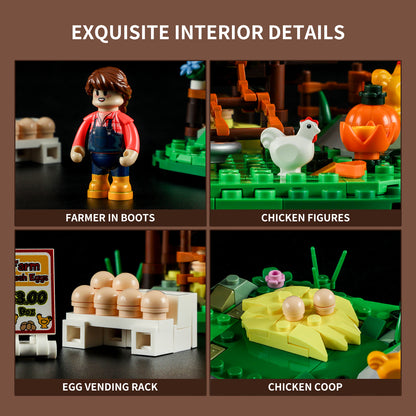 LUMIBRICKS - FUNWHOLE Chicken Coop F9034