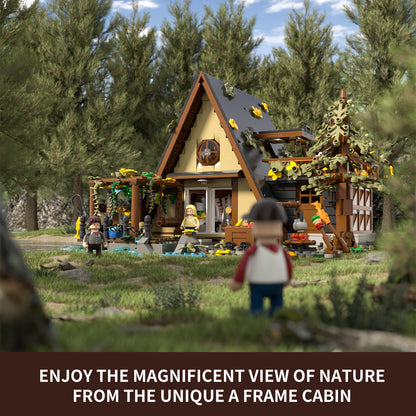 LUMIBRICKS - FUNWHOLE A-Frame Cabin F9013
