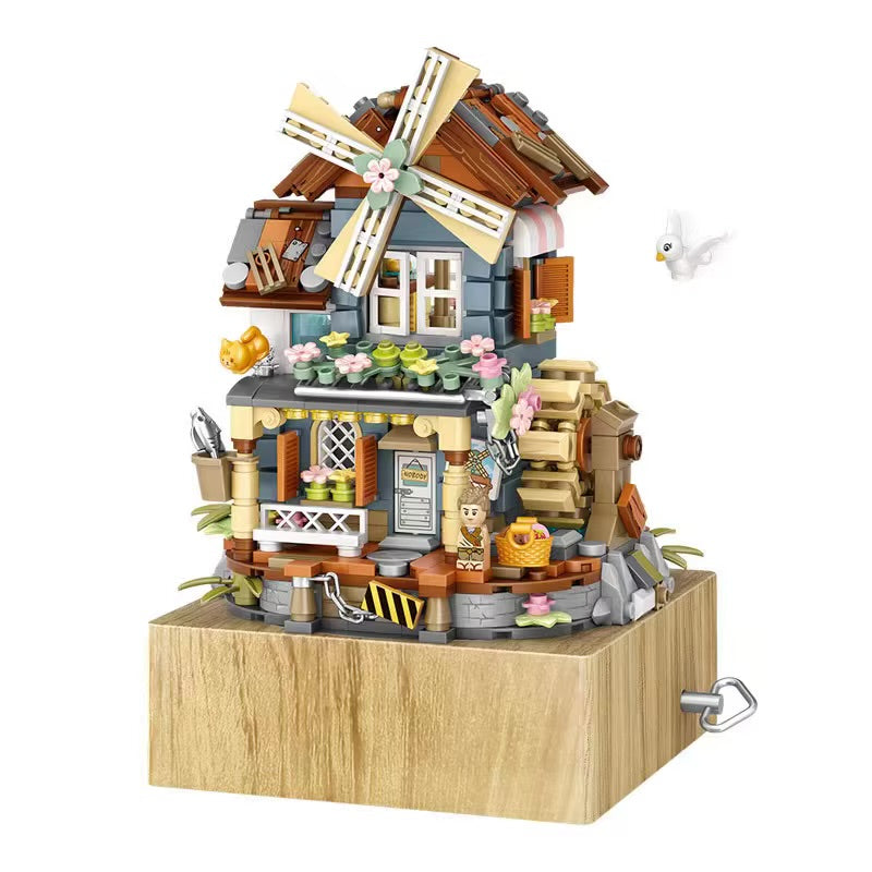LOZ Windmill House Music Box 1239