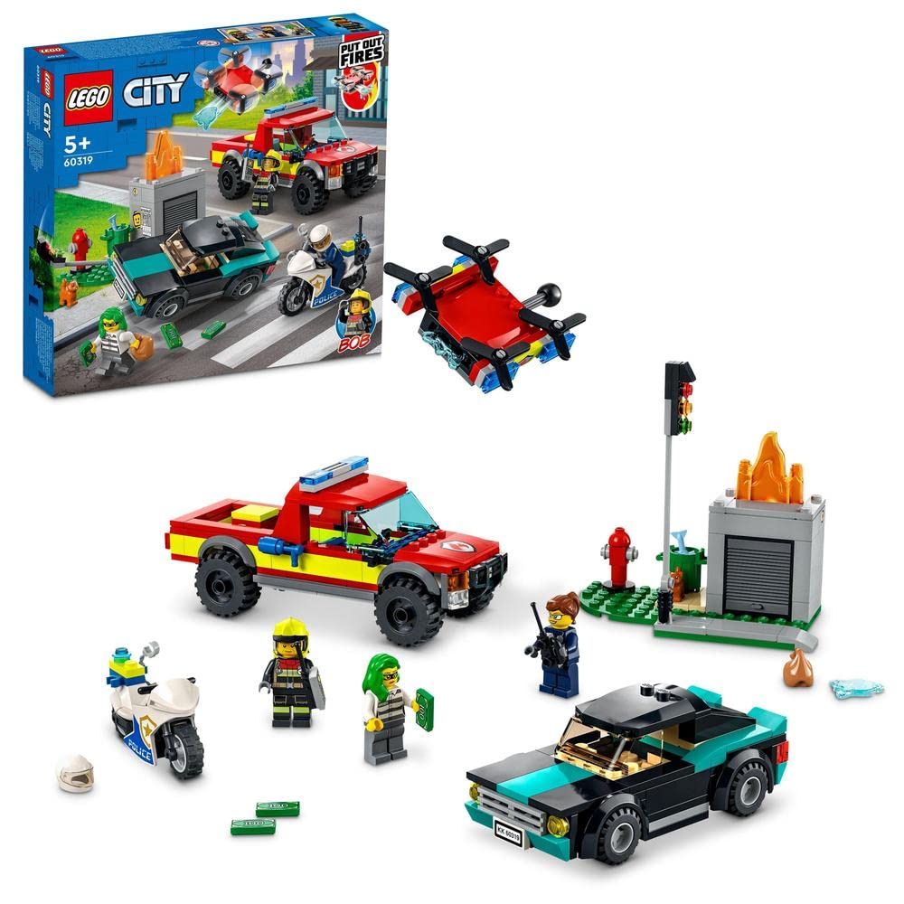 LEGO® City Fire Rescue & Police Chase 60319