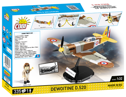 COBI Plane Dewoitine D.520 5734