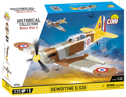 COBI Plane Dewoitine D.520 5734