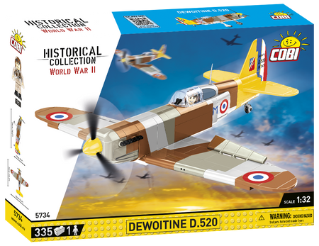 COBI Plane Dewoitine D.520 5734