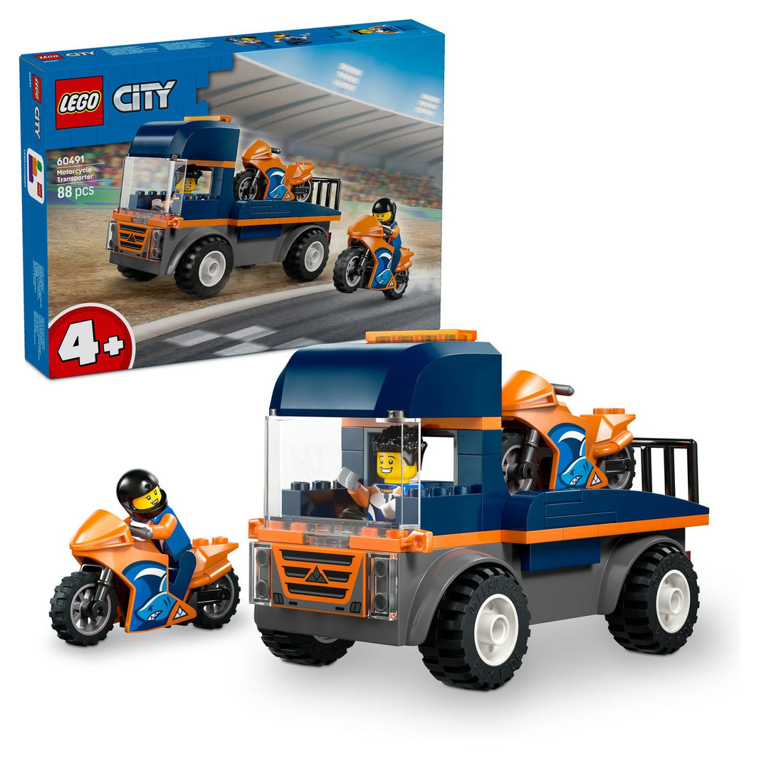 LEGO® City Motorcycle Transporter 60491