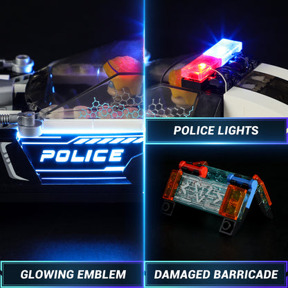 LUMIBRICKS - FUNWHOLE Cyberpunk Police Patrol Car F9043