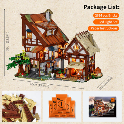 LUMIBRICKS - FUNWHOLE Medieval Market F9015