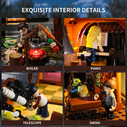 LUMIBRICKS - FUNWHOLE A-Frame Cabin F9013