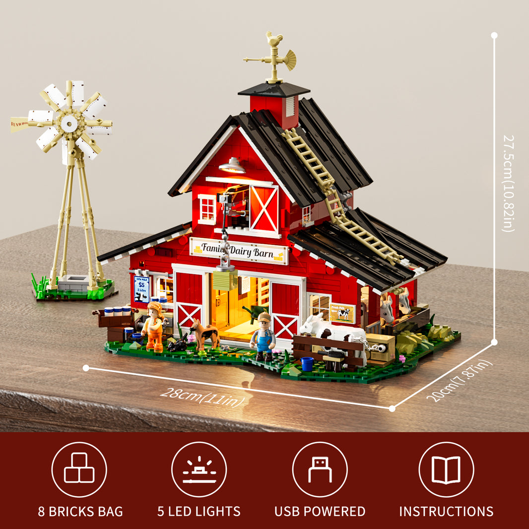 LUMIBRICKS - FUNWHOLE Cow Barn F9037