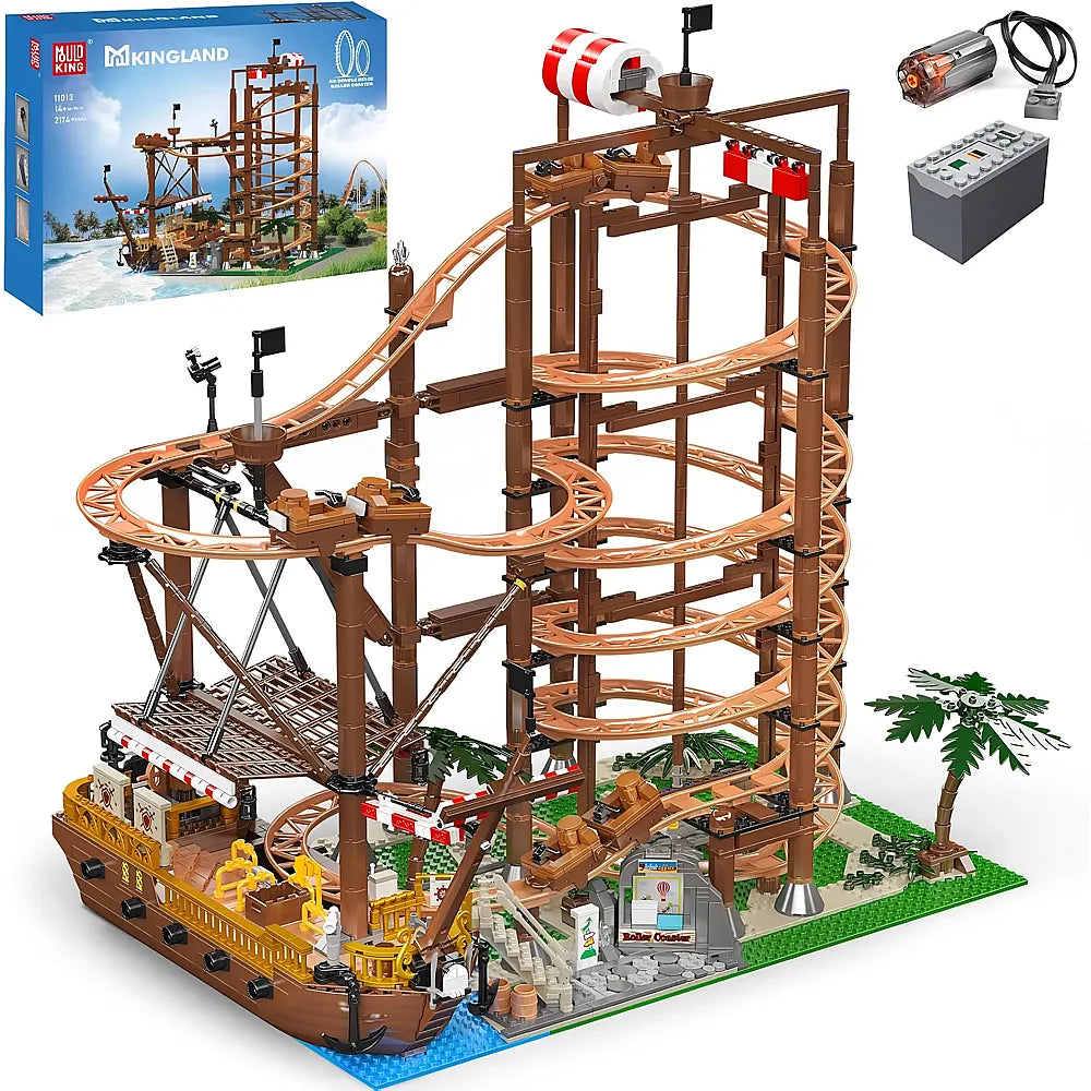 MouldKing Double Helix Pirate Rollercoaster 11013