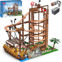 MouldKing Double Helix Pirate Rollercoaster 11013