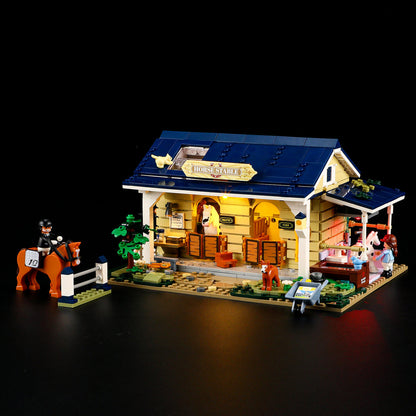 LUMIBRICKS - FUNWHOLE Country Horse Stable F9080