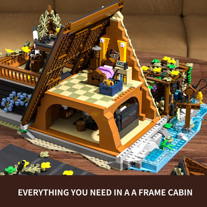LUMIBRICKS - FUNWHOLE A-Frame Cabin F9013