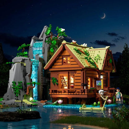 LUMIBRICKS - FUNWHOLE Waterfall Cabin L9083
