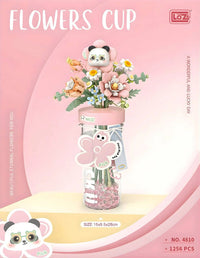 LOZ Super Pink Flower Bouquet Cup 4810