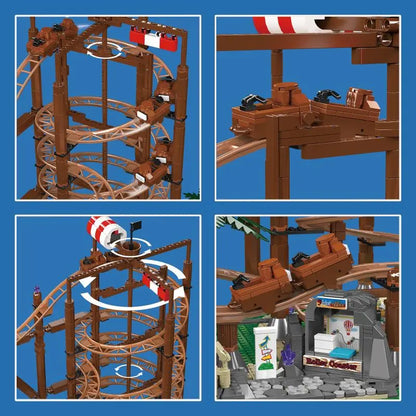 MouldKing Double Helix Pirate Rollercoaster 11013