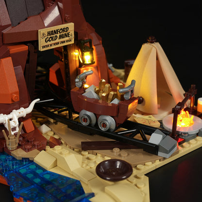 LUMIBRICKS - FUNWHOLE Western Old West Gold Mine F9077