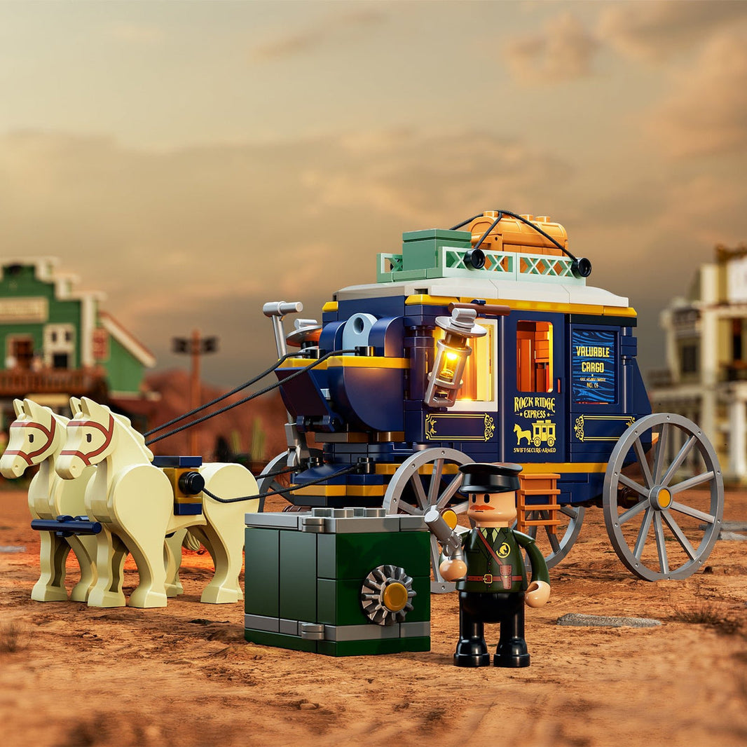 LUMIBRICKS - FUNWHOLE Western Treasure Stagecoach L9099