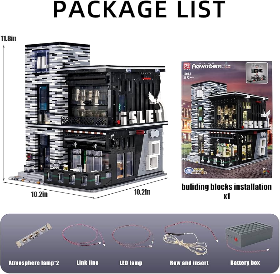 MouldKing The Bar Modular Building 16042