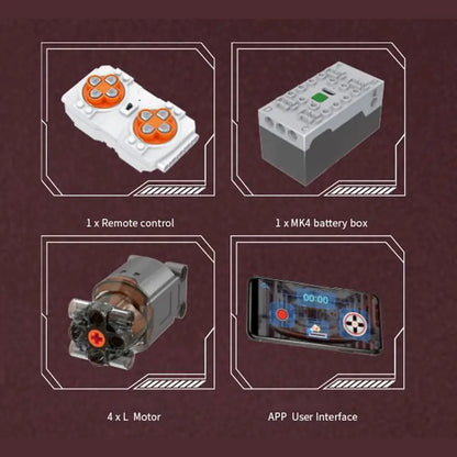Mould King Motorized Claw Machine 10189