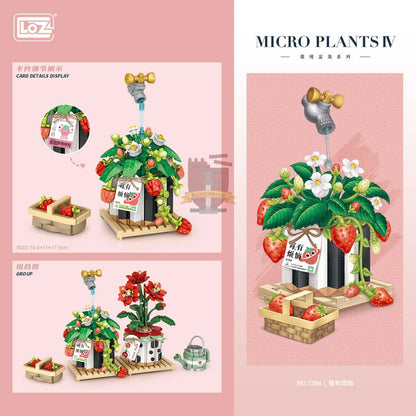 LOZ Micro Plants IV Strawberry Plant 1284
