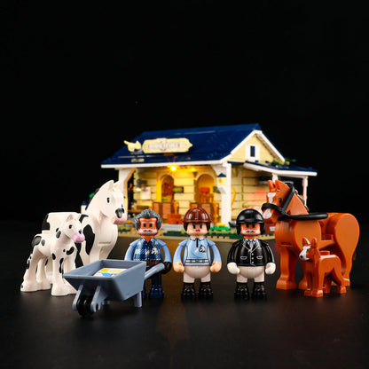 LUMIBRICKS - FUNWHOLE Country Horse Stable F9080