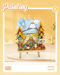 LOZ Autumn Camping Painting Easel 4805