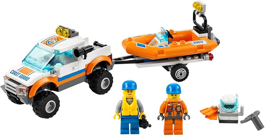 LEGO® City 4x4 & Diving Boat 60012