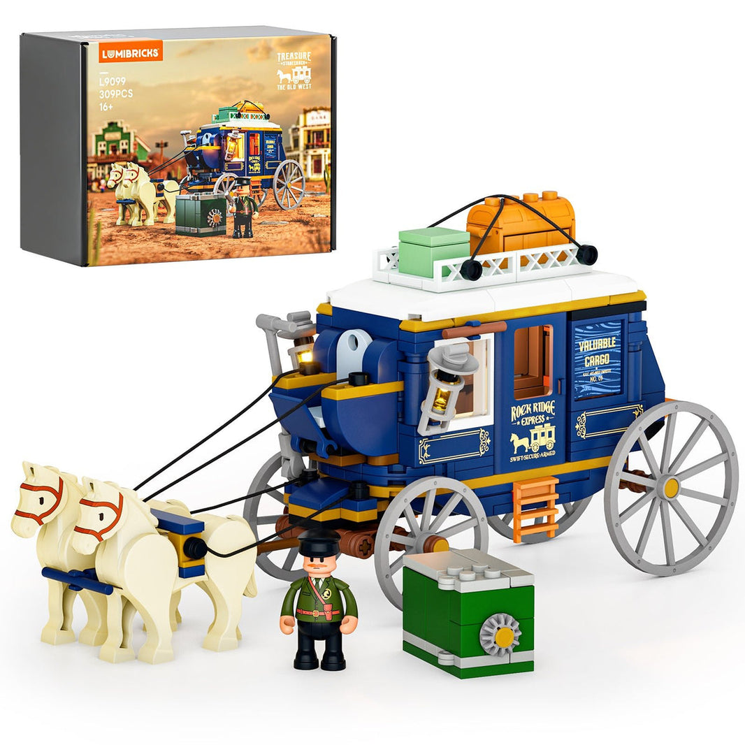 LUMIBRICKS - FUNWHOLE Western Treasure Stagecoach L9099