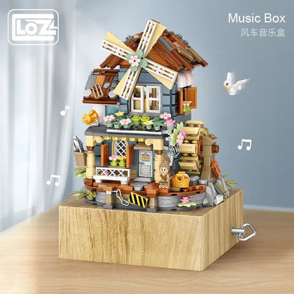 LOZ Windmill House Music Box 1239