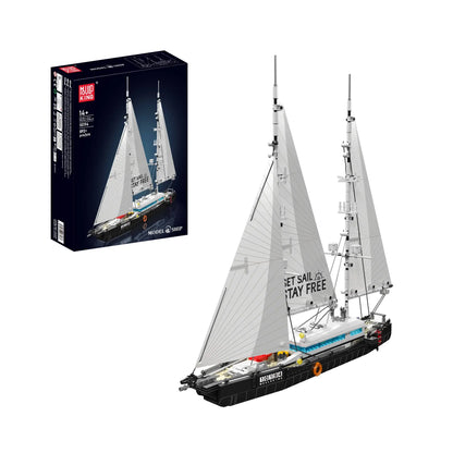 MouldKing Modern Twin-Masted Sailboat 10194